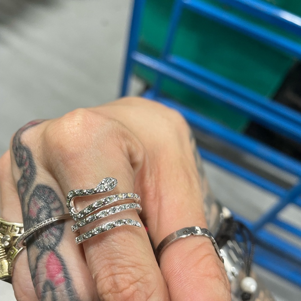 Silver 925 snake ring